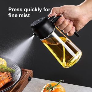 2 in 1 Oil Dispenser Bottle for Kitchen