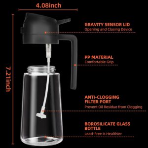 2 in 1 Oil Dispenser Bottle for Kitchen