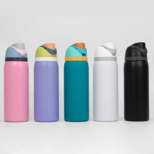 Insulated Water Bottle with Straw