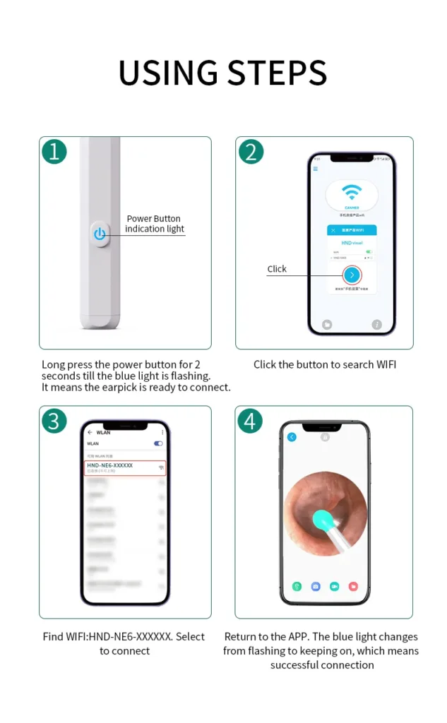 Ear Wax Removal - WiFi Otoscope